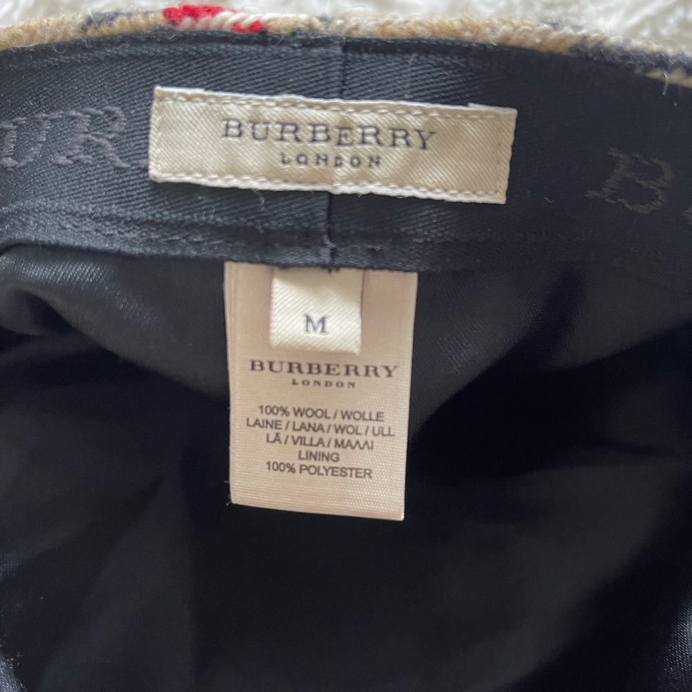 Burberry Newsboy hat in classic plaid - size M - Picture 7 of 8